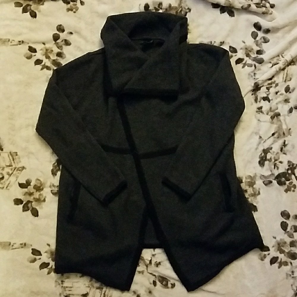 XL black cardigan